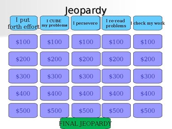 Preview of Colorado Government - Jeopardy Review Game