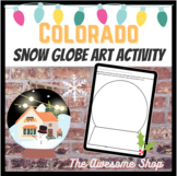 Colorado State History Winter Geography Art Activity w/ Bo