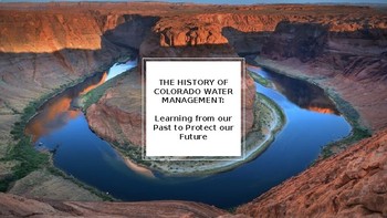 Preview of Colorado Water Management: Learning From Our Past to Protect Our Future