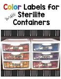 Color Labels for Sterilite Drawers