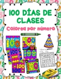 Colorea por Numero- 100 Dias de Clases