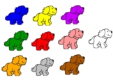 Colored Dogs Activity File