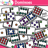 Dominoes Clipart: Math Manipulatives Graphics {Glitter Meets Glue}