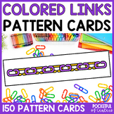 Colored Links Pattern Cards {AB, ABC, ABB, AAB}