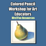 Colored Pencil Art Middle School Art High School Art Teach