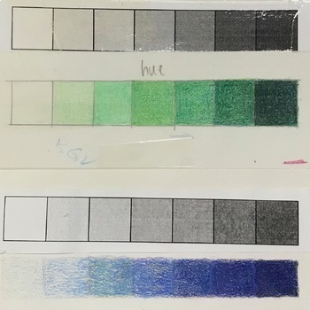 pencil value scale