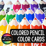 Colored Pencil Color Poster Cards