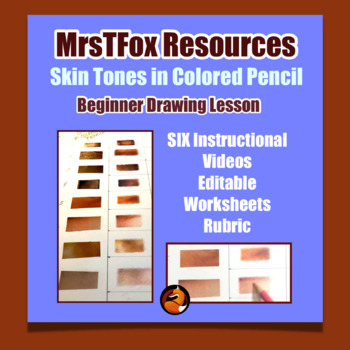 Preview of Colored Pencil Skin Tones Crayola® Pencils Middle School Art High School Art