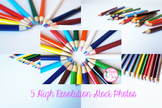 Colored Pencils Styled Stock Photos for Commercial & Personal Use