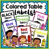 Colored Table Labels
