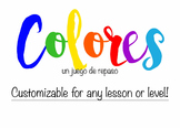 Colores - A review game for any level or subject