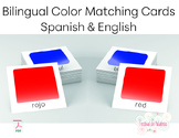 Los Colores - Bilingual Matching Cards (Spanish and English)