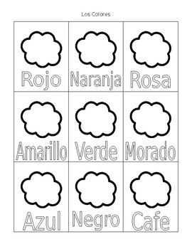Colores, Spanish Colors, Colors, Spanish Worksheets, Spanish Vocabulary