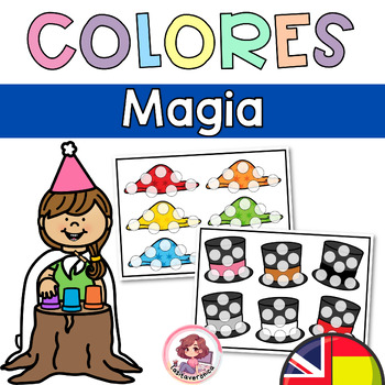 Preview of Colores de magia/ Magic colors. Math Centers. Preschool. Kindergarten. Color mat