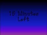 Colorful 15 Minute Timer