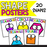 DOLLAR DEAL | Colorful 2D Shape Posters
