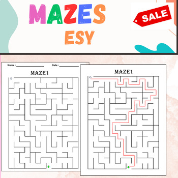 Preview of Colorful Adventure February : A Fun Maze for Children / PUZZLE