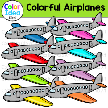 Preview of Colorful Airplanes