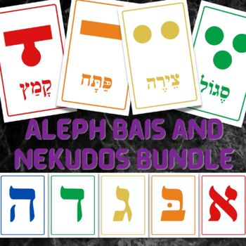 Preview of Colorful Aleph Bais and Nekudos