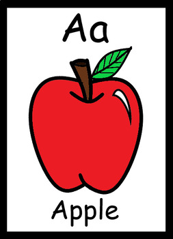 Cute and Colorful Alphabet Flash Cards by Homegrown Hearts and Minds