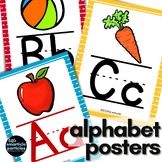 Bright Alphabet Posters for the Early Elementary Classroom