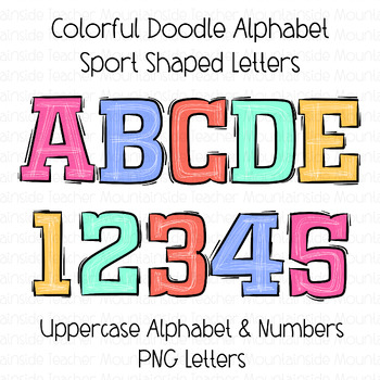 Sports Jersey Font Clipart, Varsity Letters Numbers & Symbols Clip Art,  Varsity Alphabet Svg, Svg Cut Files for Cricut, Cricut Svg Font
