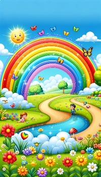 Preview of Colorful Arch: Rainbow Poster