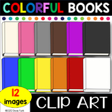 Colorful BOOKS Clip Art