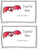 Colorful Bats Emergent Reader