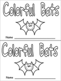 Halloween Colorful Bats Emergent Reader- Kindergarten- Col