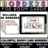 Colorful Boom Card Borders (For Commercial Use)