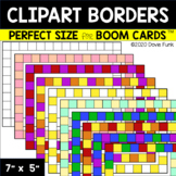 Colorful Borders Clip Art Great for Digital Resources