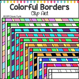 Colorful Borders Clip Art for the Year