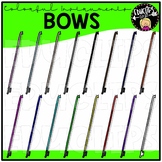 Colorful Bows Clip Art Set {Educlips Clipart}