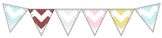 Colorful Bunting Pennant Clip Art
