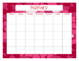 Colorful Calendars for Each Month of the Year