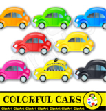Colorful Car ClipArt