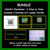 Colorful Chameleons: A Step by Step Drawing & Painting Art