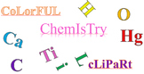 Colorful Chemistry Clipart - Straight