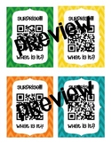 Colorful Chevron QR Code Reward Coupons (Low or NO cost rewards)