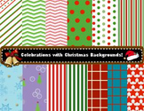 Free - Colorful Christmas Backgrounds