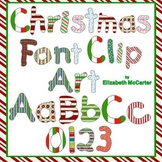 Font Clip Art: Christmas