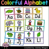Colorful Classroom Alphabet Posters ABC Classroom Decor