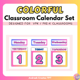 Colorful Classroom Calendar Set | Back to school | Classro