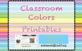 Colorful Classroom Decorations