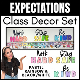Colorful Classroom Expectations for any classroom! *Part o