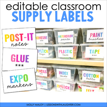 My Favorite Teacher Water Bottle Stickers - Molly Maloy