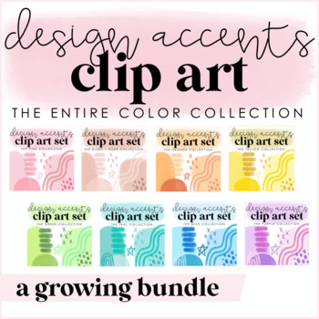 Preview of Colorful Clip Art | A Growing Bundle | Abstract Clip Art and Design Accents