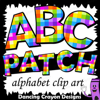 Preview of Colorful Clip Art Alphabet Letters for Cover Pages and Bulletin Boards