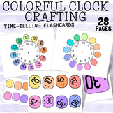 Colorful Clock Crafting | Time-Telling Flashcards | Learni